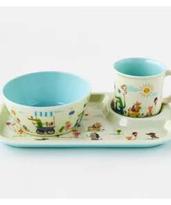 One Hundred 80 Degrees Dinnerware Kids Melamine Set