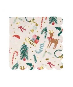 Meri Meri Festive Motif Large Napkins
