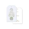 Dogwood Hill Famille Bleu Medallion Tree Gift Tags