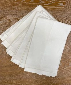Boutross Imports Linens Hemstitch Linen Guest Towels