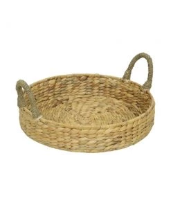 Jeffan Cobb Waterhyacinth Tray, Natural