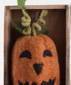 Creative Co-Op Felt Jack-O-Lantern