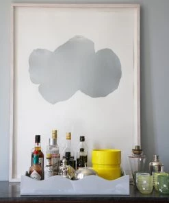 The Lacquer Company Medium Belles Rives Tray Décor