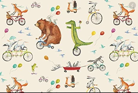 Hester & Cook Nice Wheels Placemat 1 Hester & Cook Nice Wheels Placemat