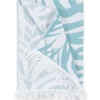 Matouk Zebra Palm Beach Towel Linens