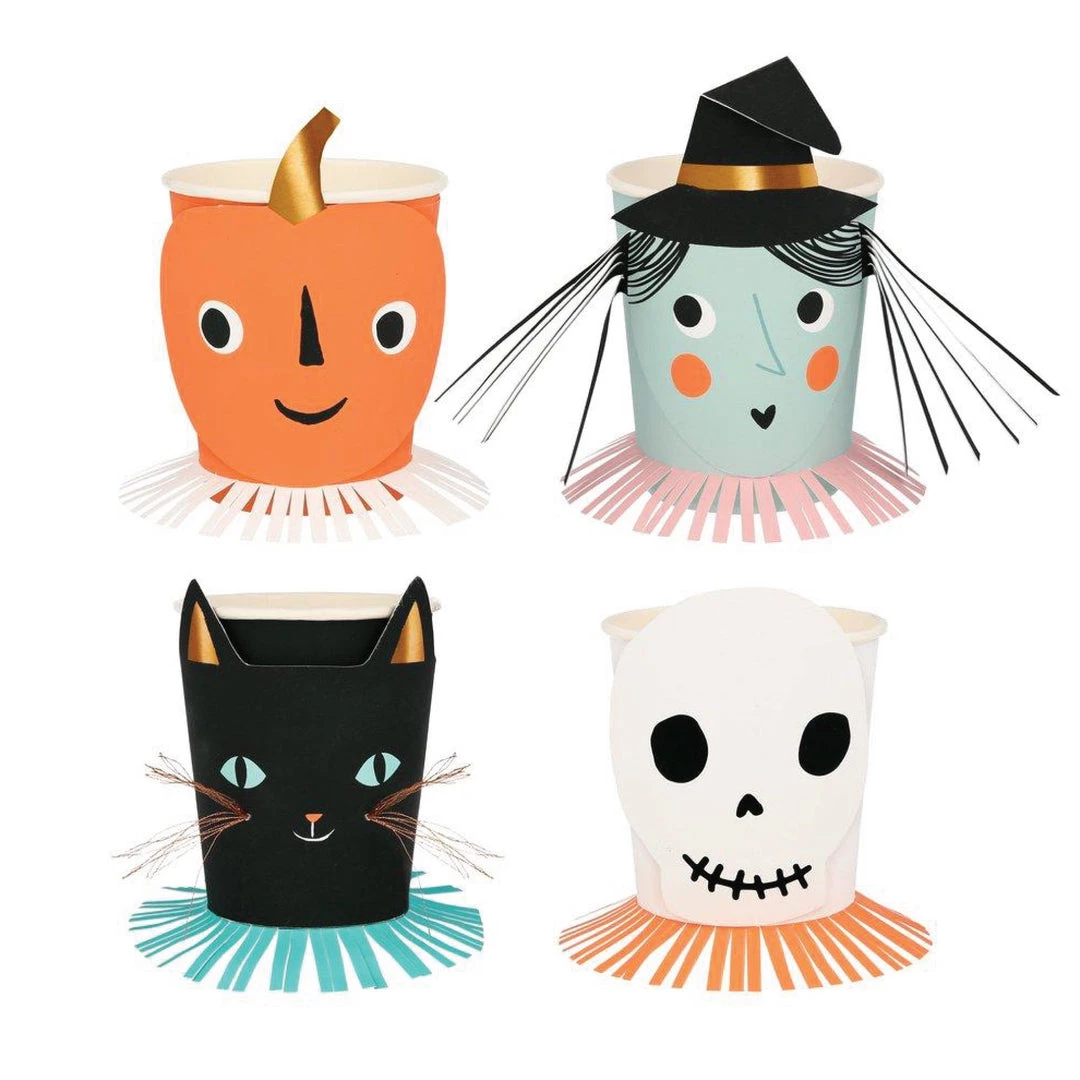 Meri Meri Vintage Halloween Cups Tabletop 1 Meri Meri Vintage Halloween Cups Tabletop