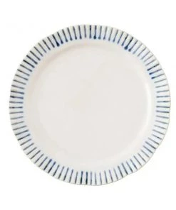 Juliska Tabletop Sitio Stripe Indigo Stripe Salad/Dessert Plate