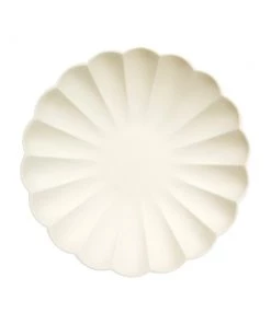 Meri Meri Tabletop Simply Eco Small Plate- Cream