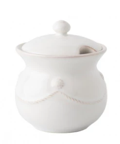 Juliska Tabletop Berry & Thread Whitewash Lidded Sugar Pot