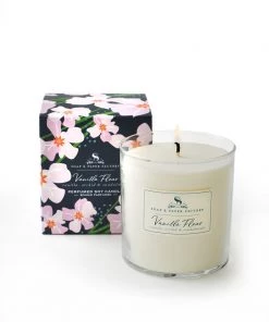 Soap And Paper Vanilla Fleur Candle Décor