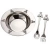 Leeber Baby Bear Bowl, Spoon And Fork Set