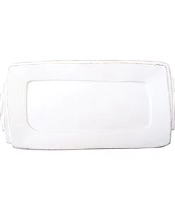 Tabletop Vietri Lastra Handled Rectangular Platter