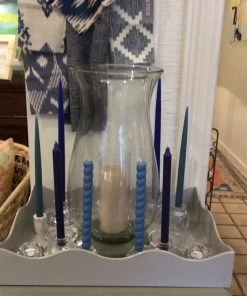 Antiques Hurricane Candle Fixture Décor