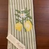 Busatti Striped Embroidered Tea Towel