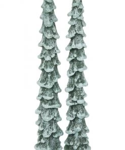 Tag Holiday 9 Inch Spruce Taper Candles -Set Of 2
