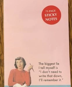 Design Design The Biggest Lie Sticky Notes Tabletop