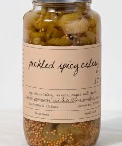 Stone Hollow Farmstand Spicy Pickled Celery 16 Oz
