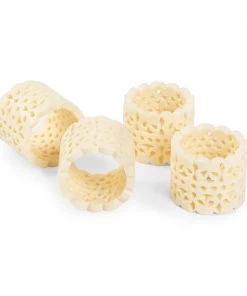 Blue Pheasant Poppy Napkin Ring, Set Of 4 Tabletop