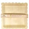 Party Partners Wood Dinner Plates