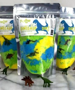 Faire Dinosaur Dirt- Kids Bath Salts Soaks And Bombs