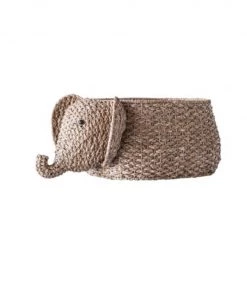 Creative Co-Op Décor Elephant Basket
