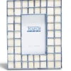 Two’s Company 4x6 Natural And Blue Tiled Photo Frame Décor