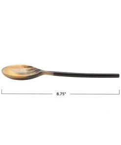 Creative Co-Op Horn Serving Spoon Serving Utensils 5 Creative Co-Op Horn Serving Spoon Serving Utensils