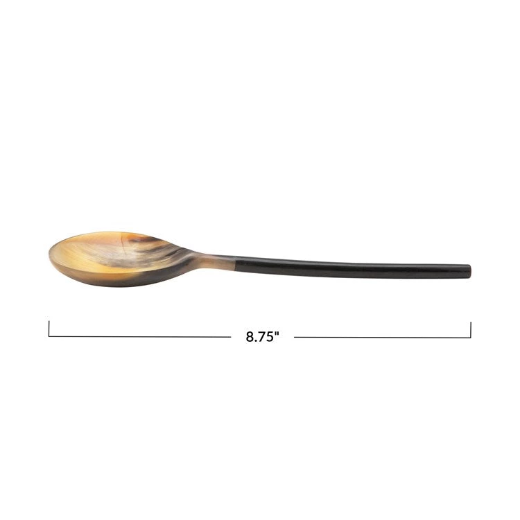 Creative Co-Op Horn Serving Spoon Serving Utensils 3 Creative Co-Op Horn Serving Spoon Serving Utensils