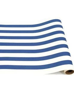 Hester & Cook Tabletop Classic Stripe Table Runner- Navy