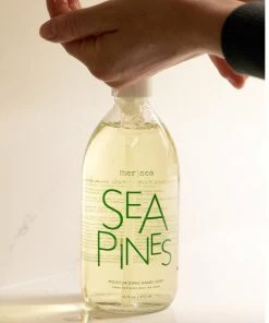 Mer Sea Skincare Holiday Large Glass Hand Soap - Sea Pines