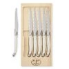 Kiss That Frog Laguiole Ivory Knives, Set Of 6