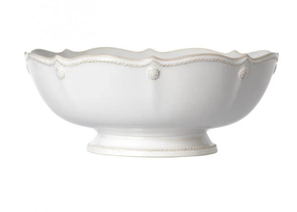 Juliska Tabletop Berry & Thread Whitewash Footed Fruit Bowl 1 Juliska Tabletop Berry & Thread Whitewash Footed Fruit Bowl