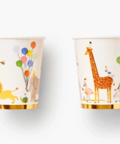 Rifle Paper Co. Tabletop Party Animals 8oz Cups