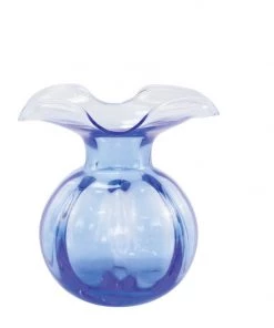 Vietri HIBISCUS GLASS COBALT BUD VASE Décor