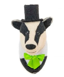 Sew Heart Felt Billie Badger Head Baby And Kids