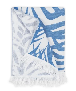 Matouk Zebra Palm Beach Towel Linens