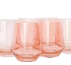 Estelle Colored Wine Stemless