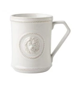 Juliska Berry & Thread Whitewash - Cupfull Of Courage Mug B&T Whitewash