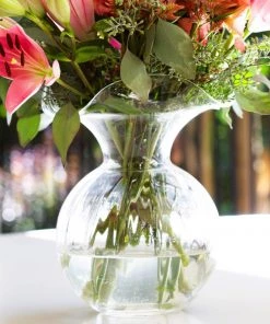 Vietri Hibiscus Small Fluted Vase