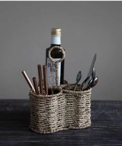 Creative Co-Op Baskets And Trays Seagrass Caddy