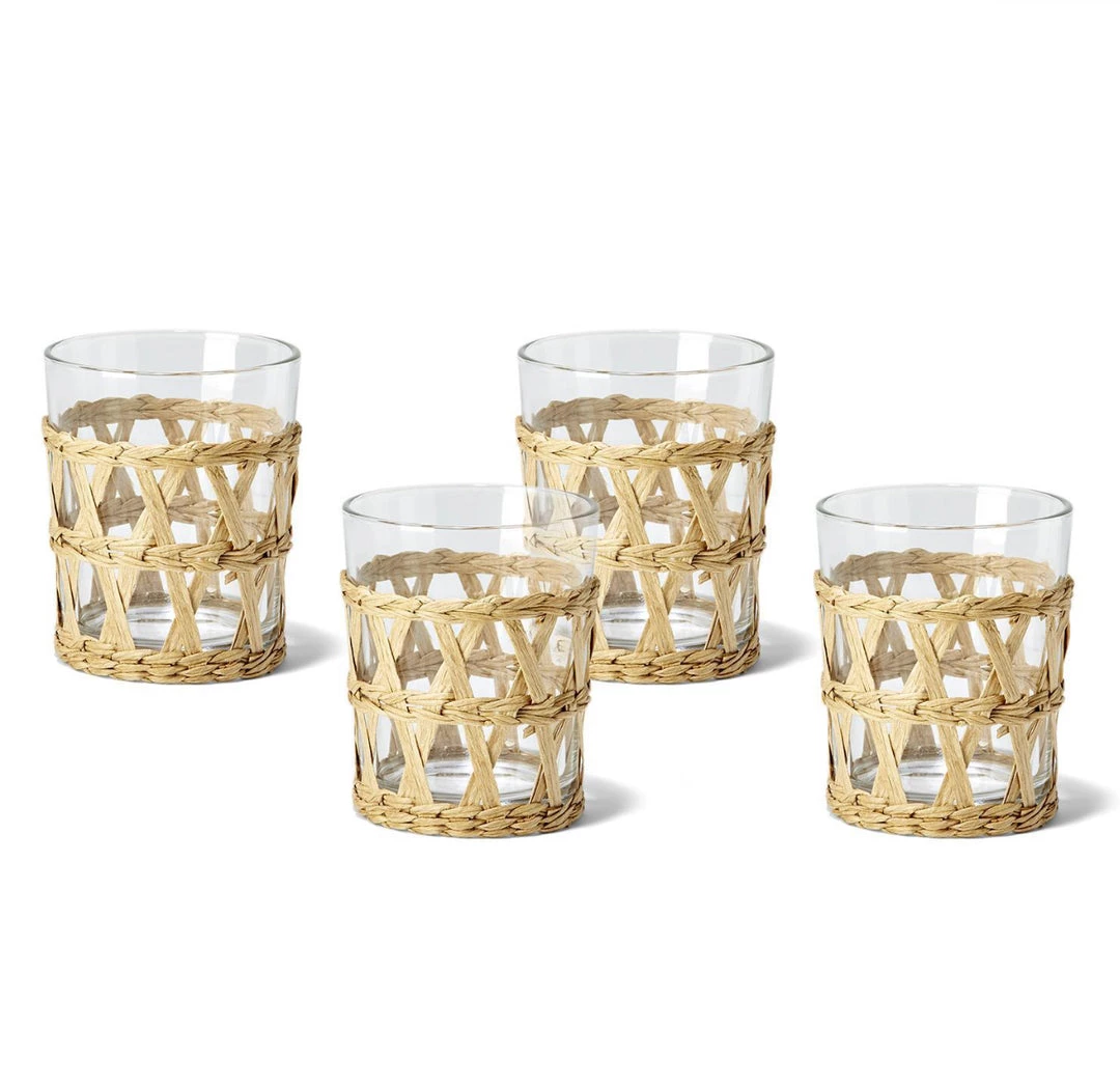 Two’s Company Tabletop Lattice Old Fashion Glass 1 Two’s Company Tabletop Lattice Old Fashion Glass