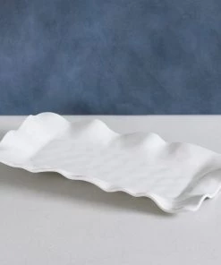 Beatriz Ball Tabletop Vida Havana Long White Rectangle Platter