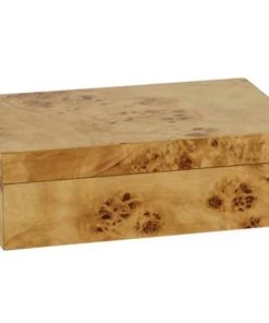 Zodax Accessories Burled Wood Box