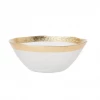 Vietri Rufolo Organic Gold Glass Bowl Tabletop