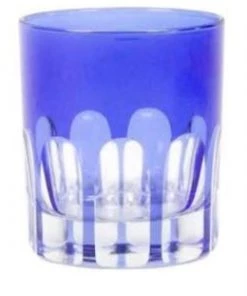 Sir Madam Glassware Rialto Old Fashion Moon Glow/dk Blue