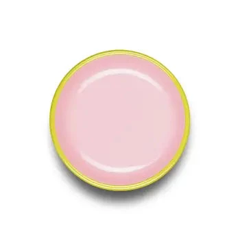 Crow Canyon Home Colorama Dinner Plate - Pink & Chartreuse Dinnerware 1 Crow Canyon Home Colorama Dinner Plate - Pink & Chartreuse Dinnerware