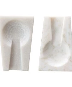 Creative Co-Op Marble Spoon Rest Serving Utensils