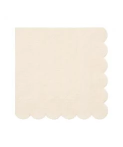 Meri Meri Simply Eco Large Napkins- Cream