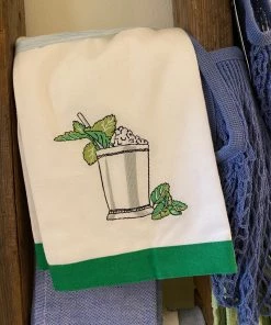 Pomegranate Inc. Mint Julep Tea Towel Set Of 2