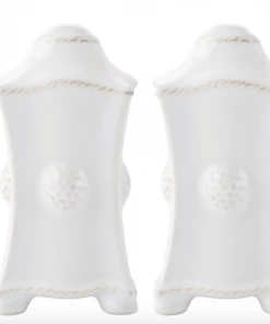 Juliska Berry & Thread Whitewash Salt & Pepper Set Tabletop